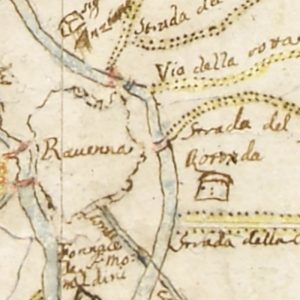 Archivio storico comunale, Fondo di carte topografiche, mappa 170 - Particolare